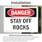 Signmission Safety Culture Sign, 14 in Width, Vinyl Decal, Rectangle OS-2PACK-DS-D-1014-L-2107 - alternate 3